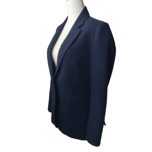 Veronica Beard 2 the "Classic Dickey Jacket" wool navy blue core - Picture 5 of 13